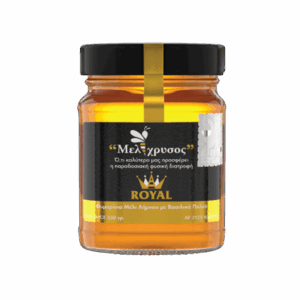 ΜΕΛΙΧΡΥΣΟΣ ΜΕΛΙ ΛΗΜΝΟΥ ΜΕ ΒΑΣΙΛΙΚΟ ΠΟΛΤΟ -ROYAL 330γρ